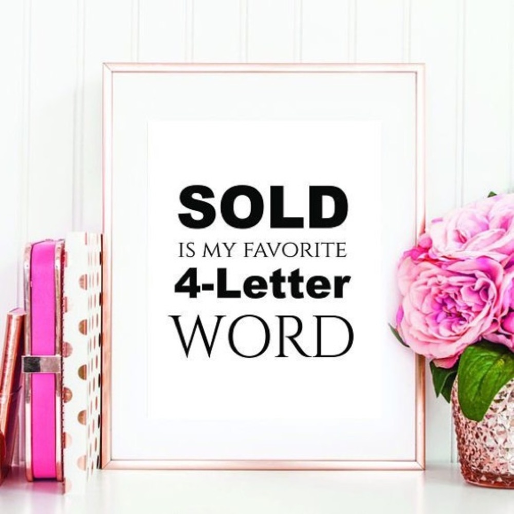 Everything Below is Sold!